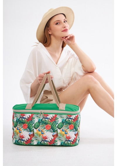 Superbag 22 Litre Piknik Çantası Kamp Çantası Sıcak Ve Soğuk Tutan Çanta Yeşil Yeşil