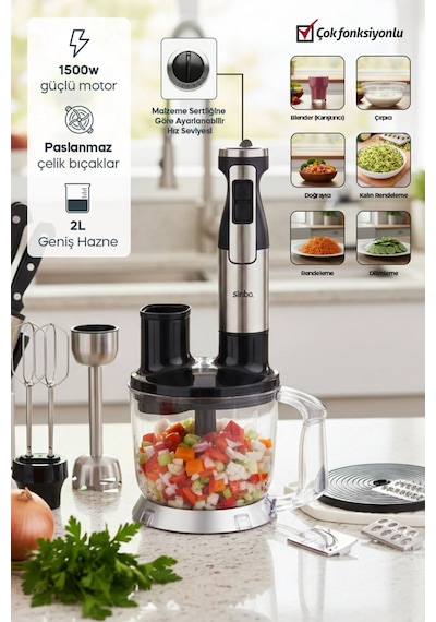 Sinbo SHB-7531 1500 W Mikser Blender Set
