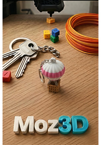 Mini Balon Anahtarlık Çok Renkli