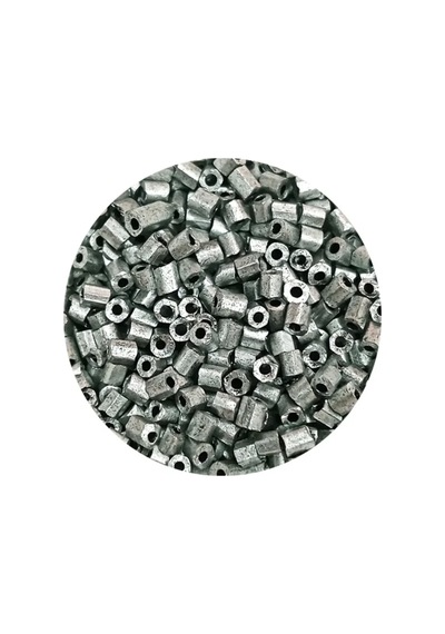 Tedar Kesme Cam Boncuk 2mm - 60 Gram - Mat Gümüş - Bnc381 Najmaddin (No:1) 8.5Cm X 10.5 Cm