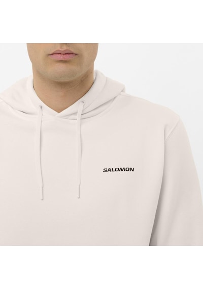 Salomon Lc2675600 Chest Logo Hoodie M Erkek Sweatshirt Renkli