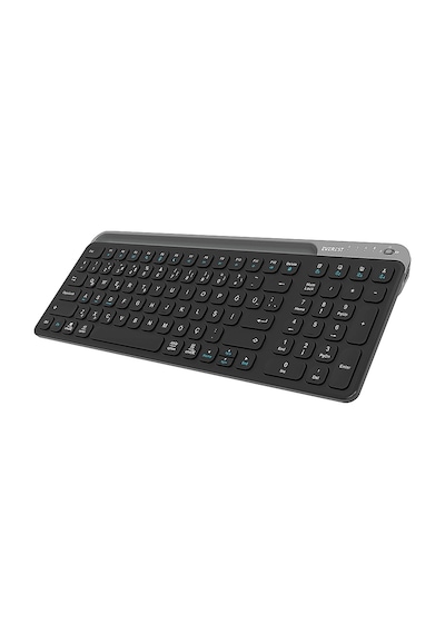 Everest Kb-bt90 Bluetooth+ 2.4ghz Telefon Tablet Standlı Şarjlı Q Mac/win/android/Apple Uyumlu iOS Kablosuz Q Klavye