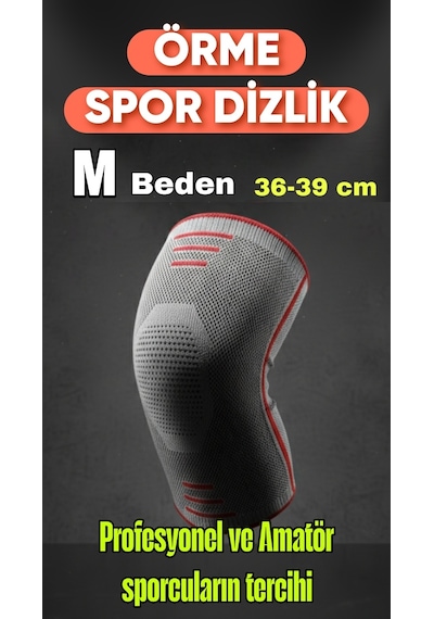 Veltomed Tekli M Beden 3d Örme Sporcu Dizlik Diz Koruyucu