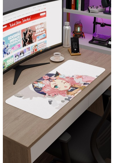 Diona Genshin Impact Anime Gacha V5 - 70x30 Xl Gaming Mouse Pad Fare Altlığı