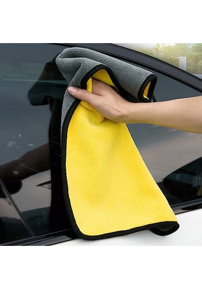 Nobera Profesyonel Oto Kurulama Bezi 750 Gsm Çift Taraflı Süper Emici Mikrofiber Bez 50x70 Cm Araç Cam Toz Temizlik Bezi