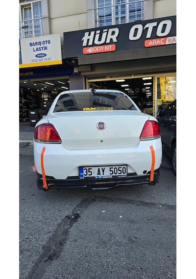 Fiat Linea Makyajsız Kasa Arka Tampon Eki Karlık Custom Plastik Boyasız