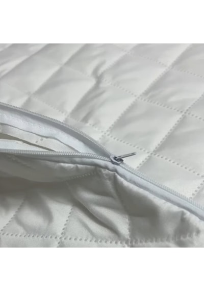 2 Li 50x70 Yastık Alezi Micro Kapitone, Sıvı Geçirmez & Koruyucu Beyaz