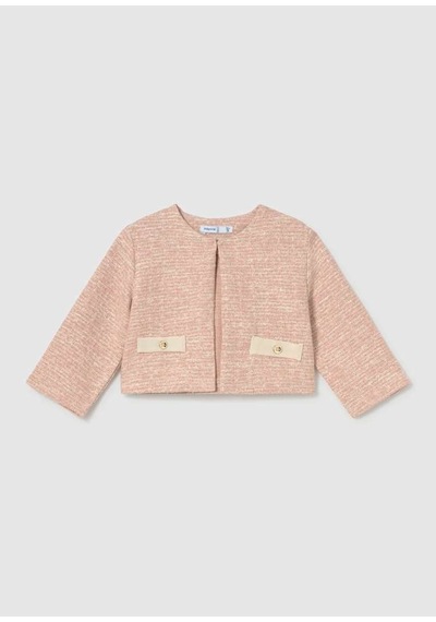 Mayoral Kışlık Kız Bebek Bluz Etek Ceket 3'lü Set Pembe 18 Ay-3 Yaş-2903