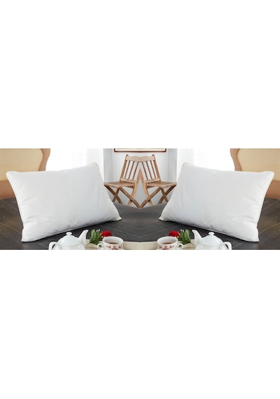 Komfort Home Gıdık Kaz Tüyü Yastık 2 Adet Beyaz 50 x 70 CM