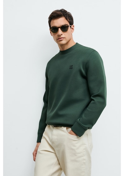 Lufian Grand Erkek Sweatshirt Yeşil Yeşil 112030192100600
