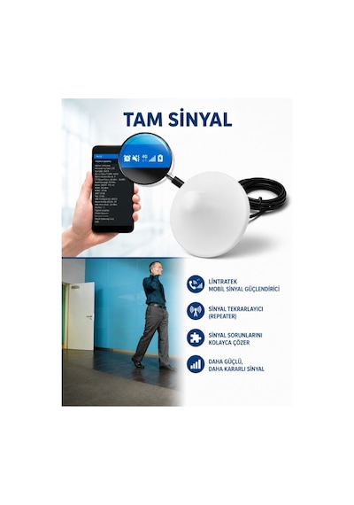 Quad Band Cep Telefonu Sinyal Güçlendirici 2g 3g 4g Lte Gsm Dcs Wcdma