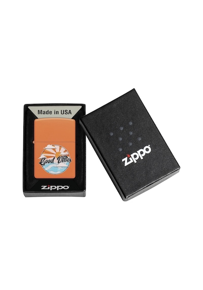 Zippo 231 Good Vibes Design Çakmak - 48847-127471 Kırmızı