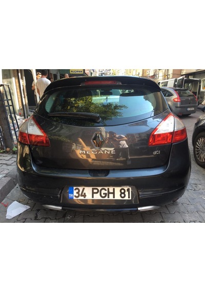 Renault Megane 3 Spoiler Fiber