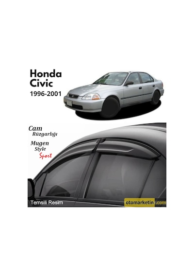 Honda Civic Mugen Cam Rüzgarlığı 1996-2001