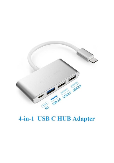 Type-C 3.1 Usb Hub - Usb C to 2xUsb 2.0 , Usb 3.0 Çoklayıcı