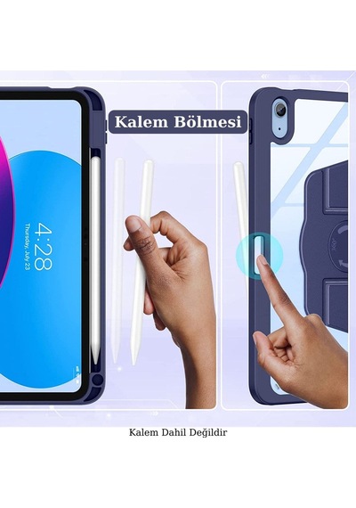 Apple Uyumlu 10 9 Inc nesil 360 Dönebilen Standlı Pino iPad Tablet Kılıfı Kılıf