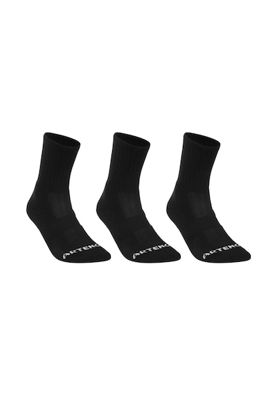Decathlon Uzun Boy Konçlu Tenis Çorabı - 3'lü Paket - Siyah - Rs 500