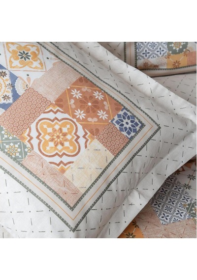 Apricitas Home Maude Terracota Ranforce Çift Kişilik Nevresim Takımı Çok Renkli