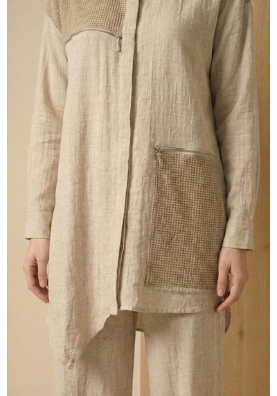 Ftz Women Kadın Melanj Takım Beige 31149 Beige
