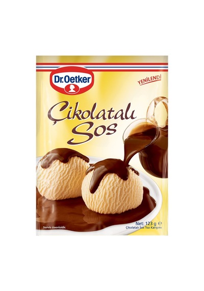 Dr. Oetker Çikolata Sosu 123 G - Pratik Ve Lezzetli Tatlı Sosu 5'li Avantaj Paketi - 5 Adet Tarı