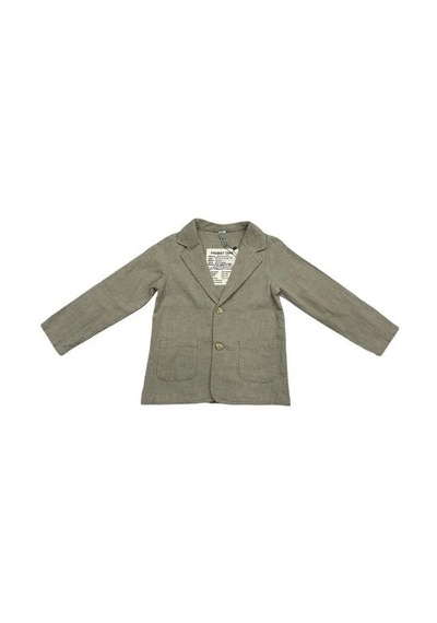 Nanica Kids Erkek Çocuk Cepli Keten Ceket-14576 Yeşil