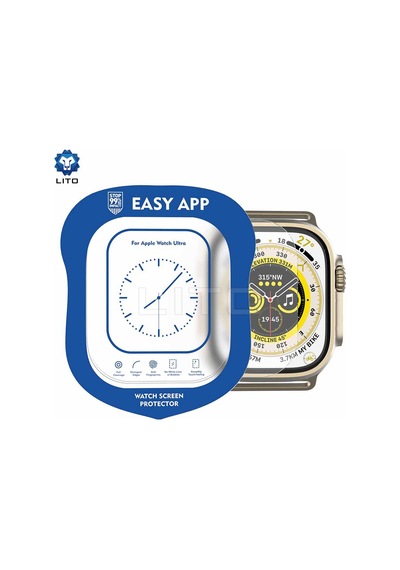 Lito Watch Uyumlu Ekran Koruyucu,uygulama Aparatlı 49 Mm