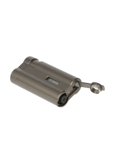 Parmida 3 Torch Pürmüz Gunmetal Metal Puro Çakmağı - Tr9213