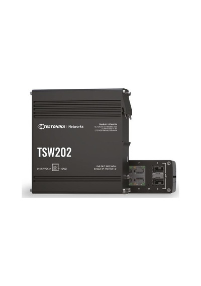 Teltonika Te-tsw202 8 Port Poe+ 240w 2 Port Sfp Yönetilebilir Endüstriyel Switch