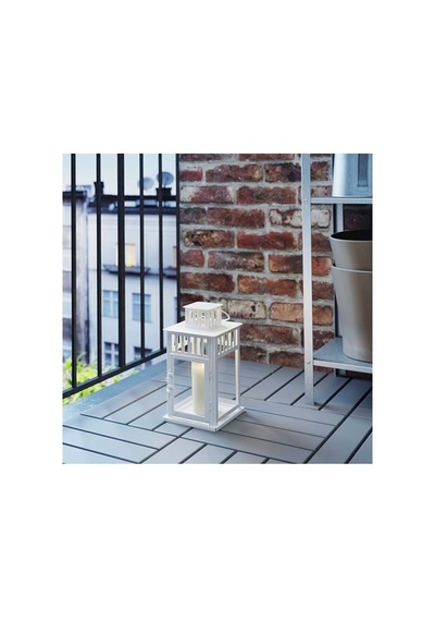 Ikea Borrby Fener, Beyaz, 28 Cm