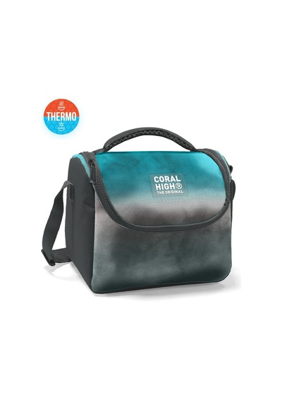 Coral High Kids Turkuaz Gri Batik Thermo Beslenme Çantası 11768