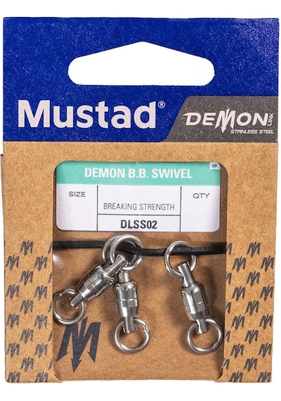 Mustad Demon Ball Bearing Swivel Dlss02 Bilyalı Fırdöndü - 2