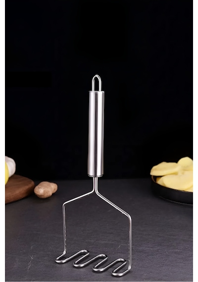Patates Ezici 304 Paslanmaz Çelik Havuç Muz Avokado Ezici 721298 Çelik