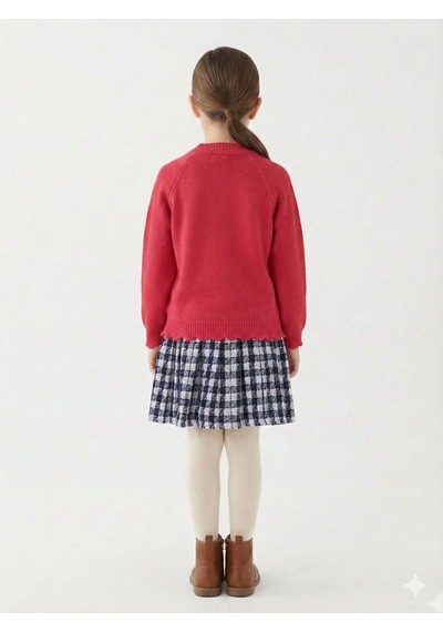 Xo Kids Kız Çocuk Elbise 8-12 Yaş 4063 Pembe
