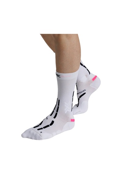 X-bıonıc X-bionic X-socks Trail Anatomix Crew Unisex Koşu Çorabı Xwxb Beyaz
