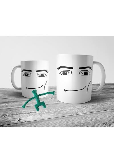 Roblox Kupa Bardak Model 5 Ve Yeşil Gökkuşağı Arkadaşı Figürü Beyaz
