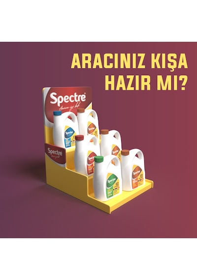 Spectre Mavi Antifiriz -40 Derece 3 Litre Spectre 3 Litre Mavi Antifriz N11.83