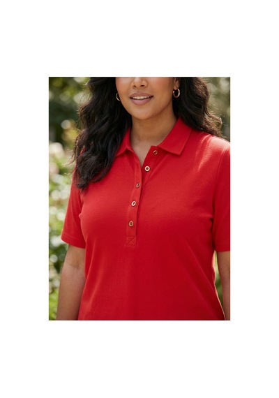 Hanezza Polo Yaka T-shirt Kırmızı - 35199535 Kırmızı