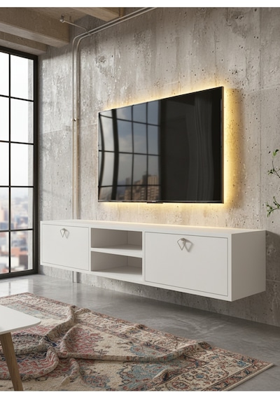 Resital Tv Ünitesi S1830-1 Beyaz Beyaz