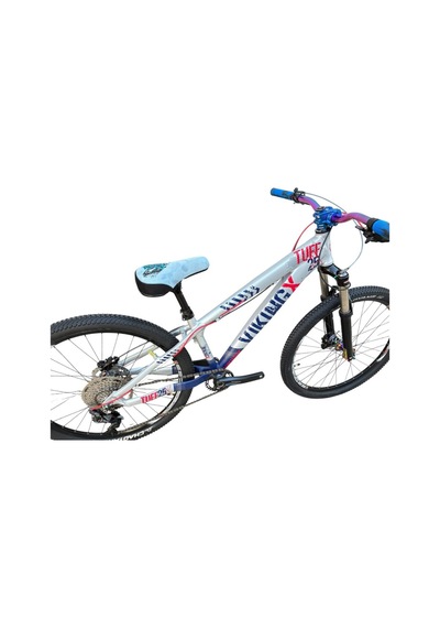 Vikingx Tuff X-25 Dirt Jump Bisiklet Mavi-gümüş Pt877 Siyah