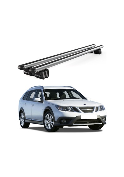 Pençe Saab 9-3x Ara Atkı 2009-2012 Uyumlu Gri Ara Atkı Port Bagaj Tavan Barı
