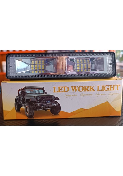 48w 16 Led Işığı Yüksek Parlak 2 Modlu Düz-ve Çakar
