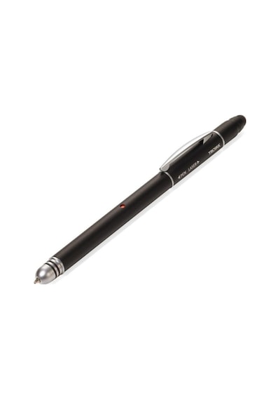Las01/bk Scientıst Lazer Işıklı Stylus Multi Fonksiyonel Tükenmez Kalem Mavi - Kırmızı T Çok Renkli