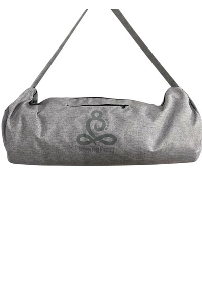 Mat Taşıma Çantası Yoga Fitness Silindir Antrenman Çantası + 2 Adet Mat Toplama Lastiği Antrasit