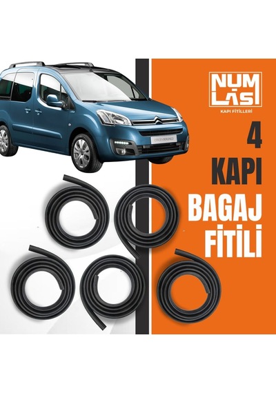 Citroen Berlingo 2008-2018 4 Kapı + Bagaj Fitili-a Kalite-numlas-nm4400