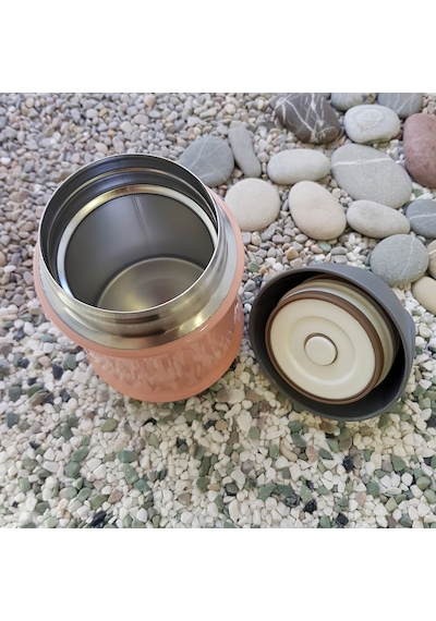 Pembe 304 Çelik 450ML Bebek Mama Saklama Termosu Mug Cin297Pm Pembe