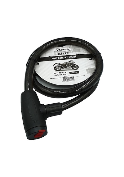 Yuma Motosiklet Kilidi YM-735 120cm 20mm