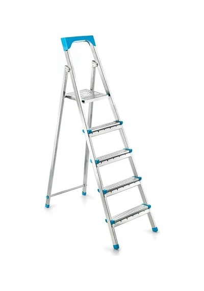 4+1basamaklı Metal Merdiven Y: 105cm - 120kg.taşıma Kapasitesi 1 Adet