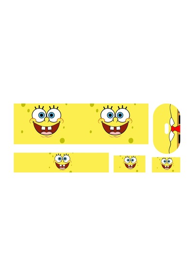 Iphone 20w Şarj Aleti Kaplaması Sünger Bob Şarj Aleti Sticker