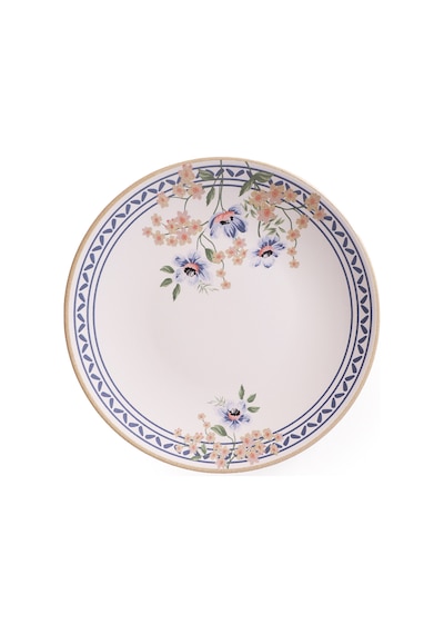 Keramika Botanica Pasta Tabağı 20 Cm 4 Adet 22015-16 Çok renkli