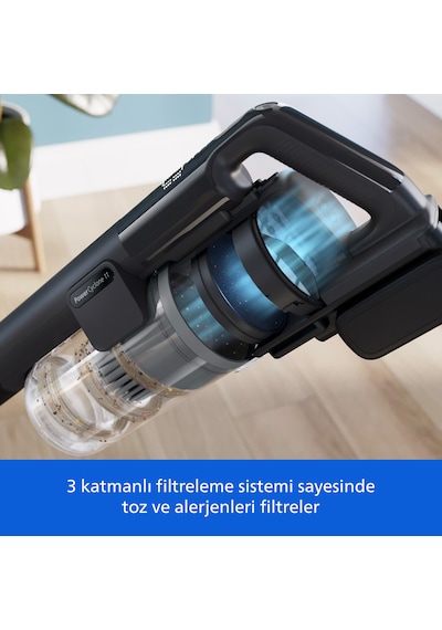 Philips 6000 Serisi XC6551/01 Powercyclone 11 Kablosuz Dikey Süpürge